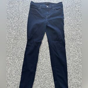 J Brand super skinny dark blue jeans size 30